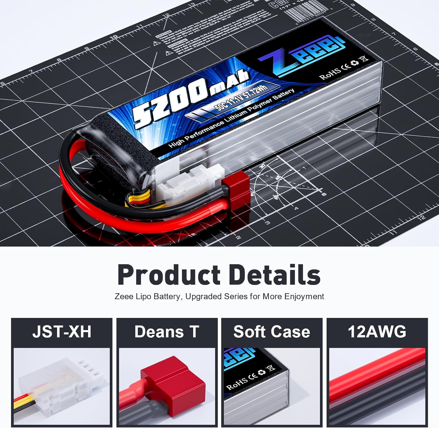 1/2 jednostki Zeee 11.1V 50C 5 – Drone Controller Hood recenzja i cena
